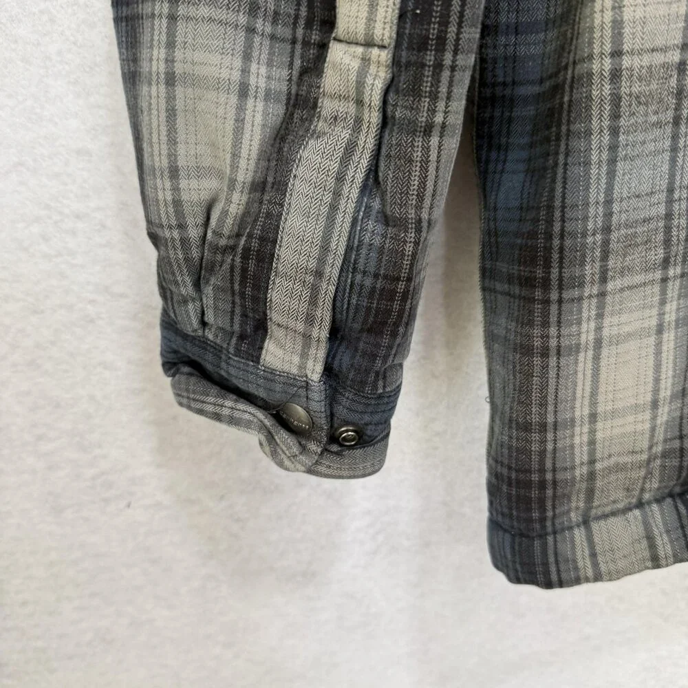 Carhartt Jacket Mens Medium Sherpa Lined Plaid Shirt Coat Workwear Fall 2019 - Picture 16 of 16